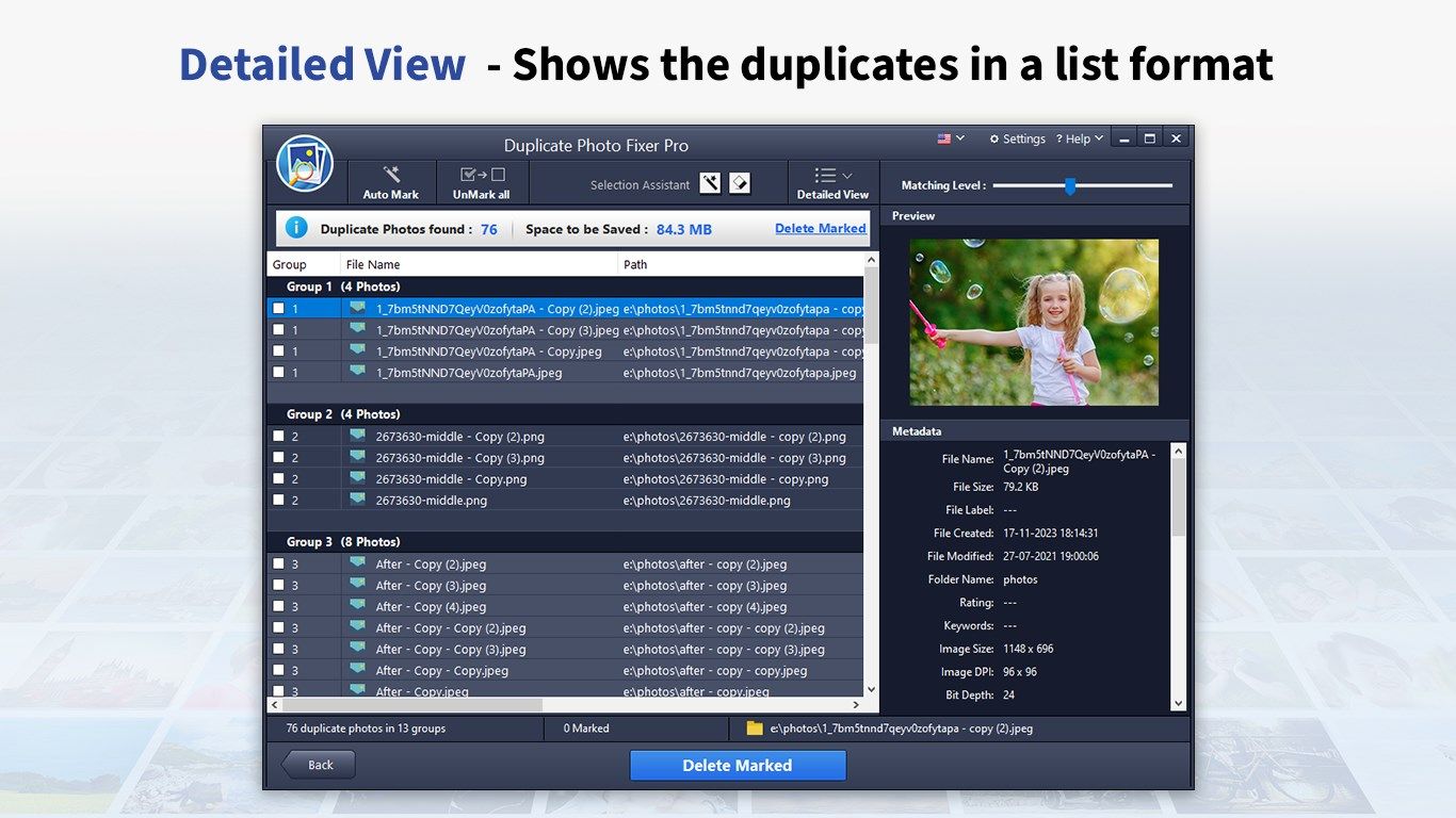 Check duplicates in a simple list