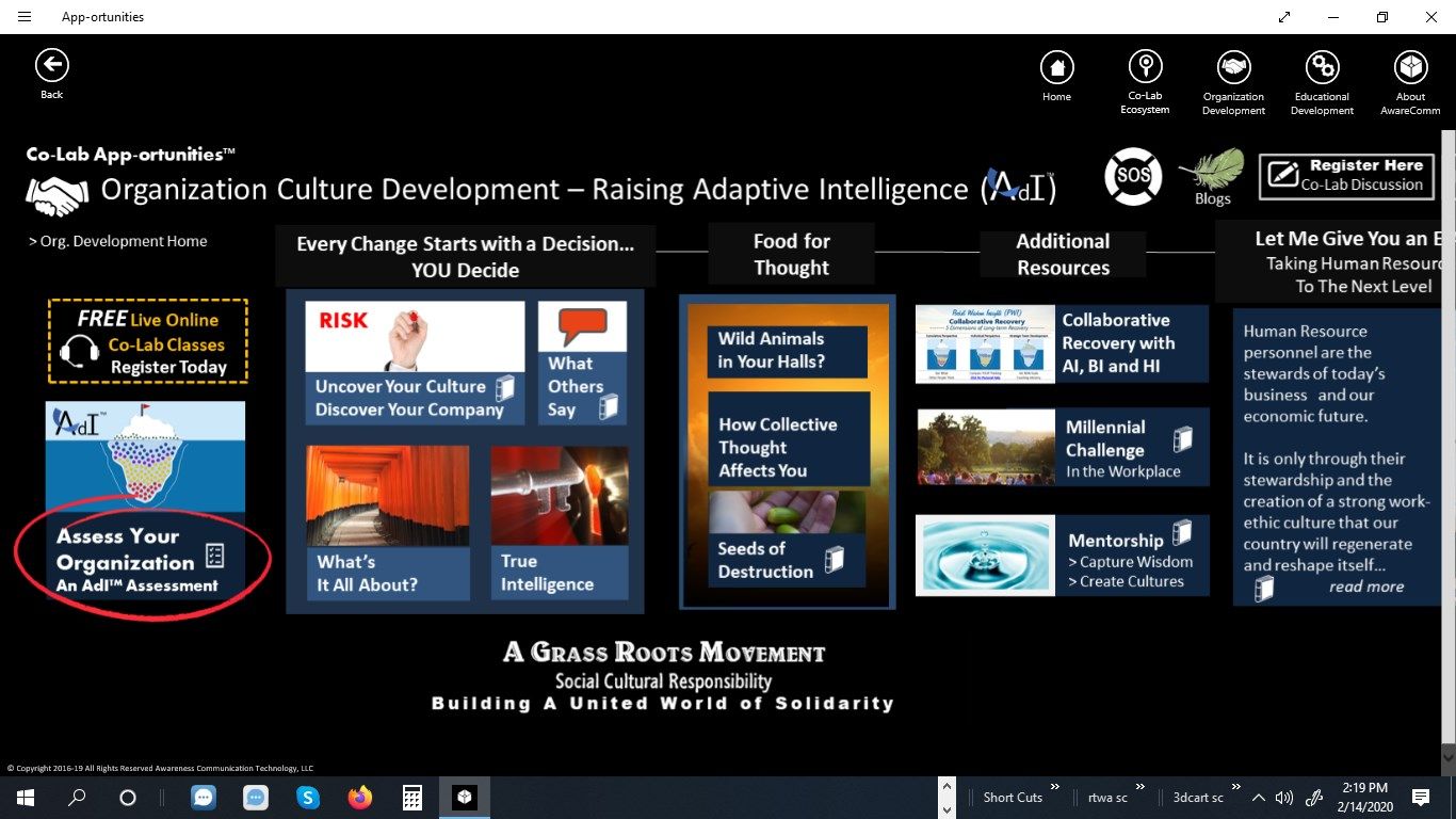 Raising Adaptive Intelligence (AdI™) enables you to consider all possibilities