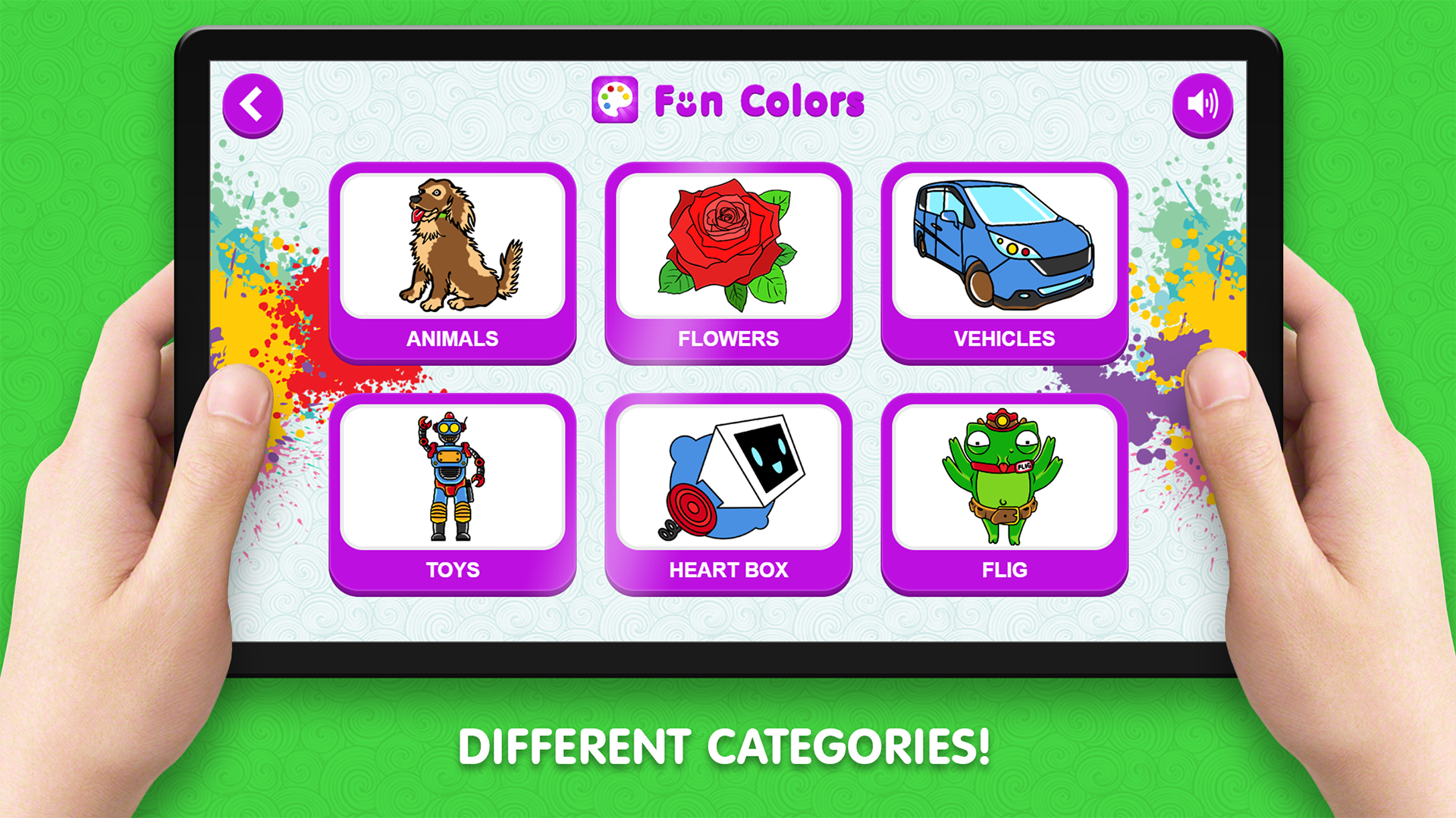 Fun Colors - new free kids coloring book & drawing games for girls & boys