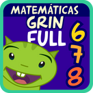 Math with Grin 678 FULL VERSION Fractions, mental arithmetic, time tables