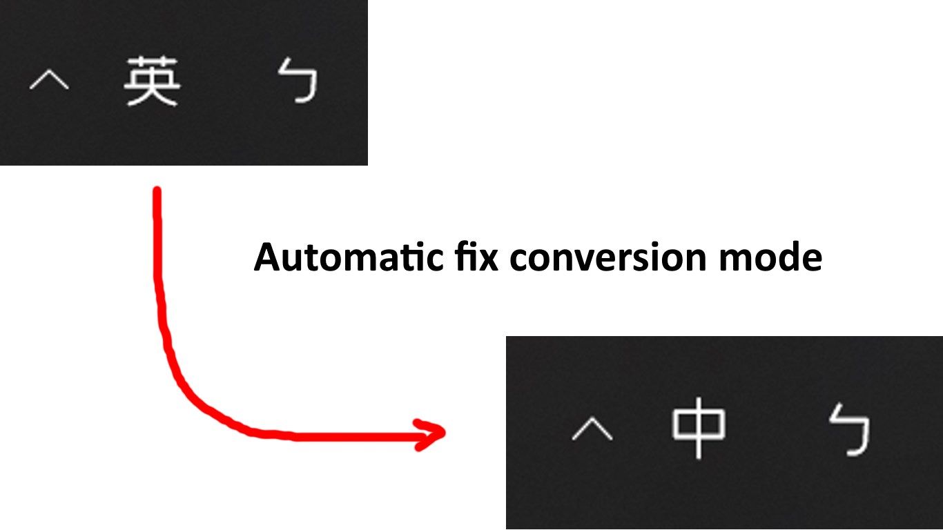 It will automatically fix the conversion mode of zh-TW from English to Chinese