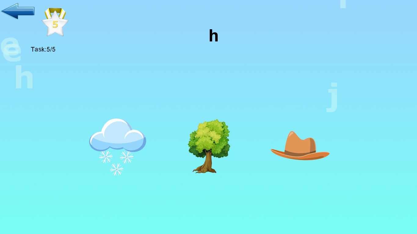 Activity: what starts with letter "h"?