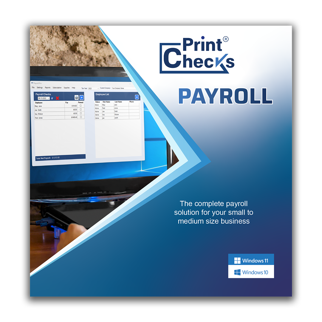 Print Checks Payroll 2023