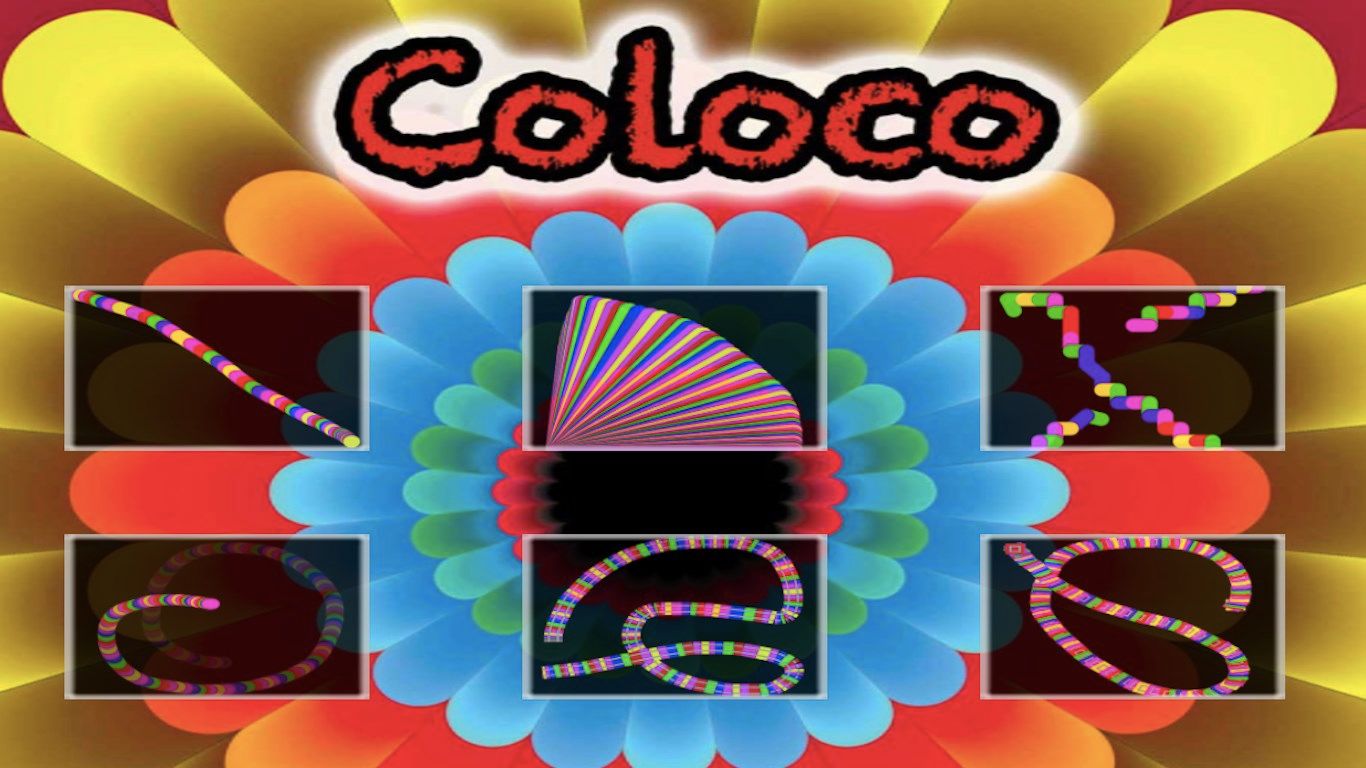 Sensory Coloco Main Screen
