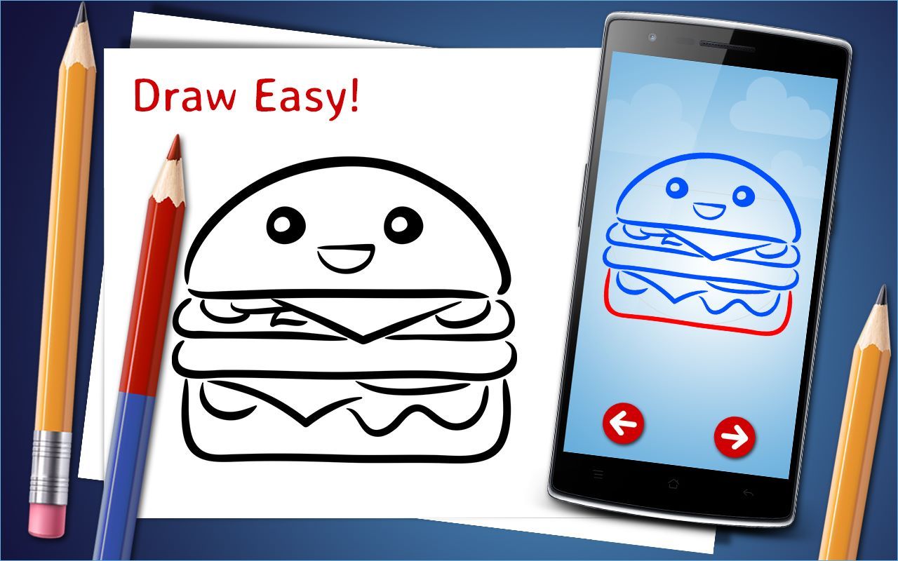 How to Draw Kawaii step by step Drawing App