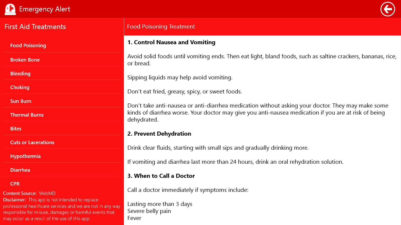 First aid guides