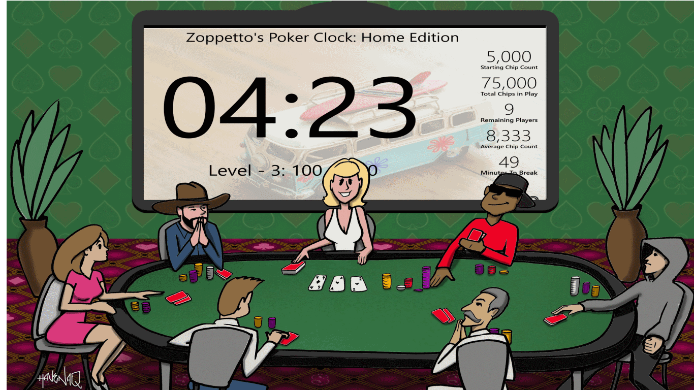 ANTE UP WITH ZOPPETTO’S POKER CLOCK: HOME EDITION.