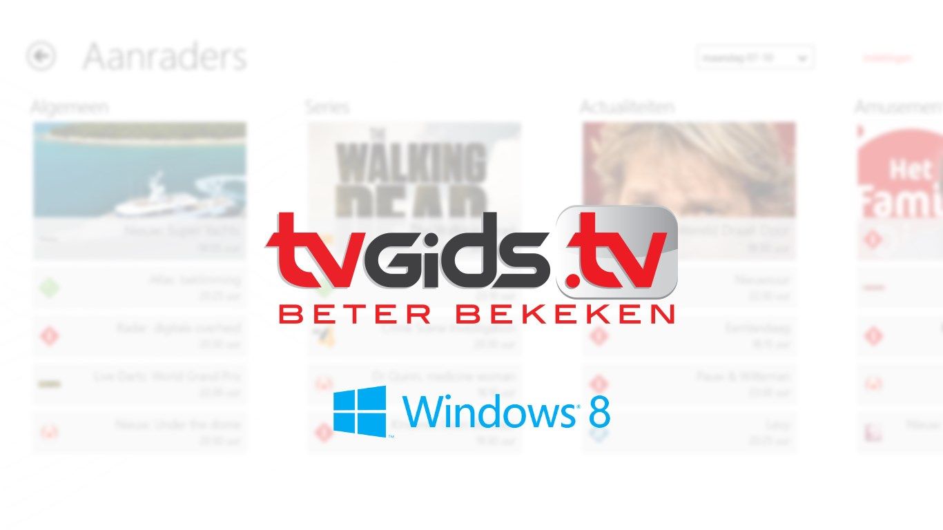 TVGiDS.tv voor Windows 8