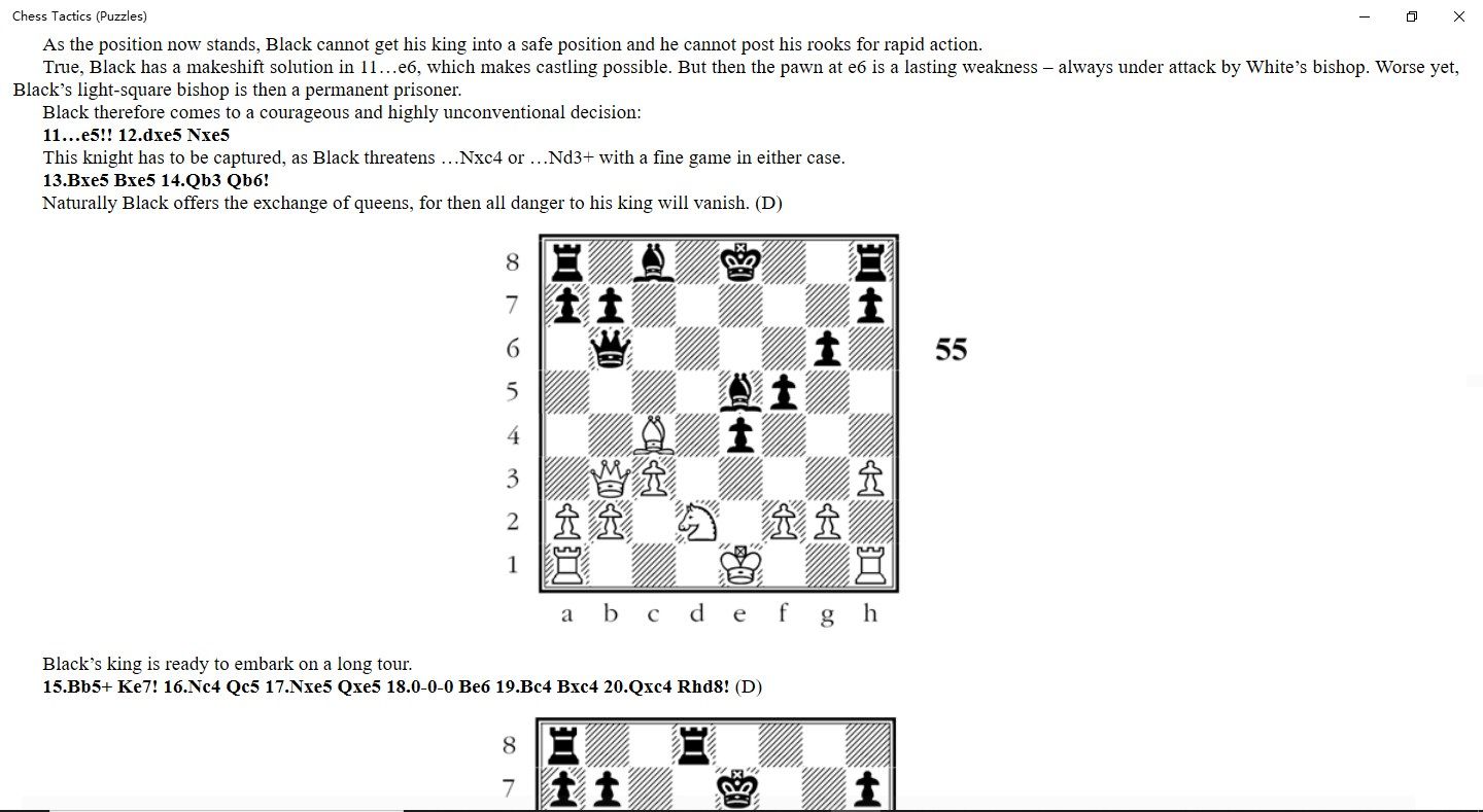 Chess Tactics (Puzzles).
