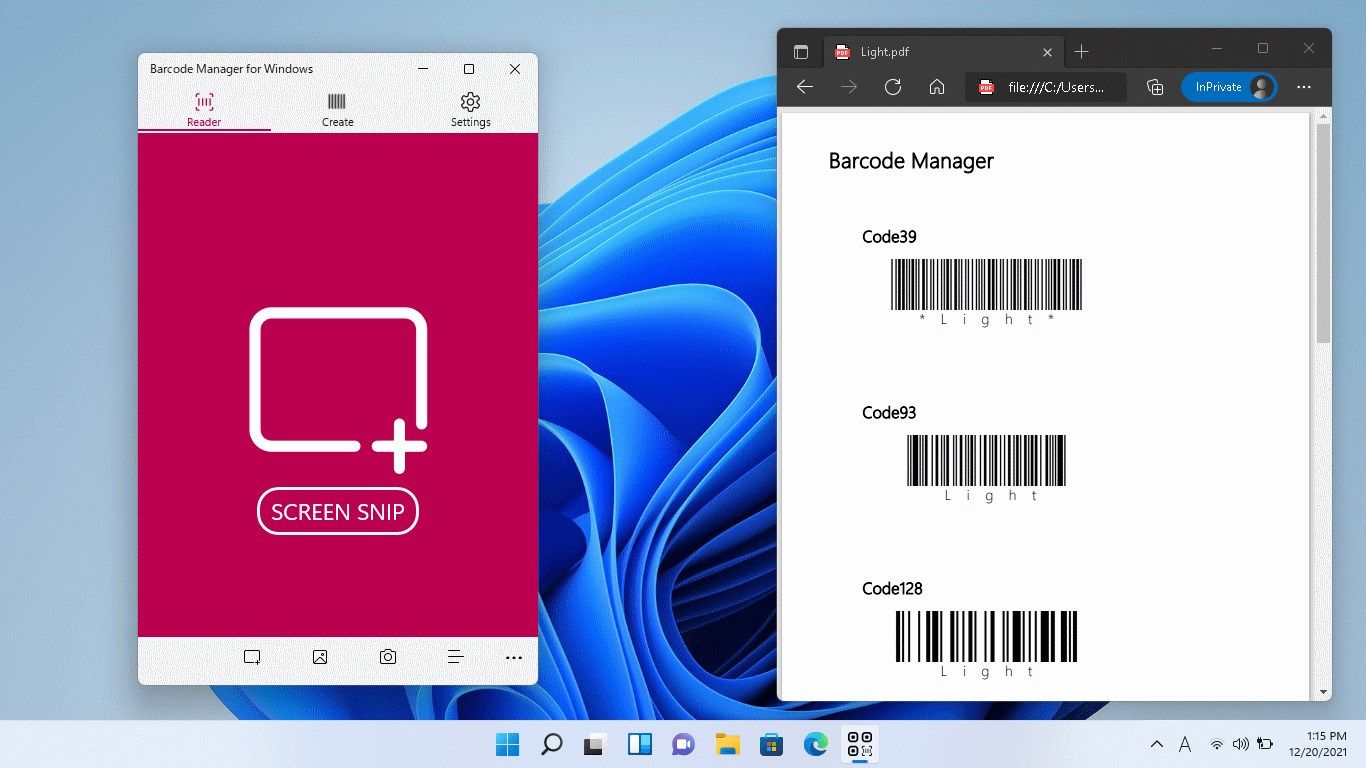 Barcode Manager for Windows
