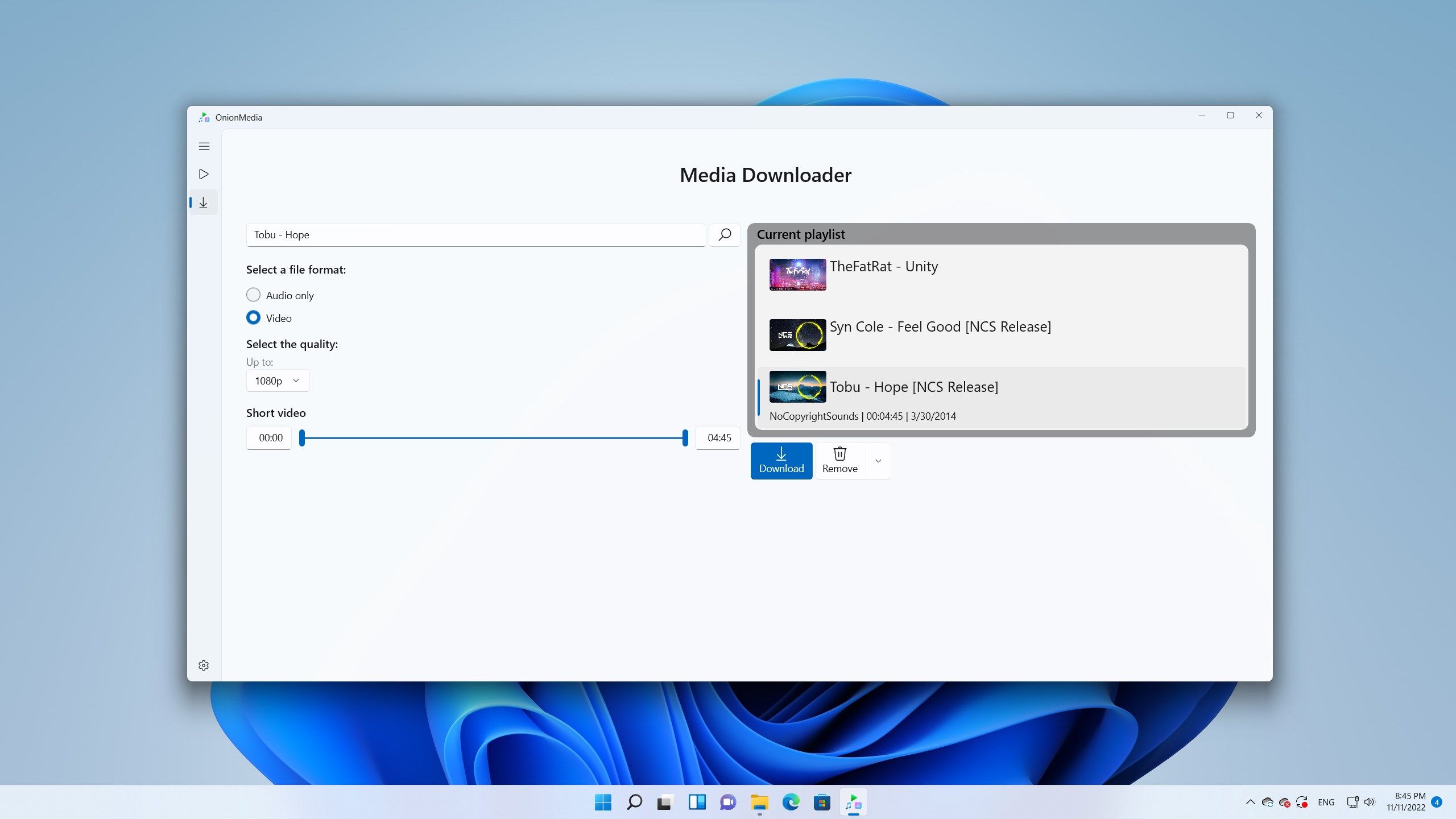 OnionMedia - Video Downloader and Converter