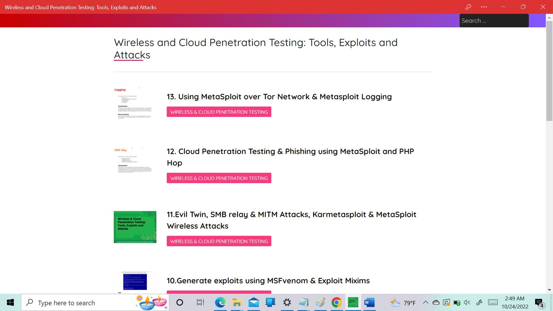 Cloud Penetration Testing: Methods and Tools