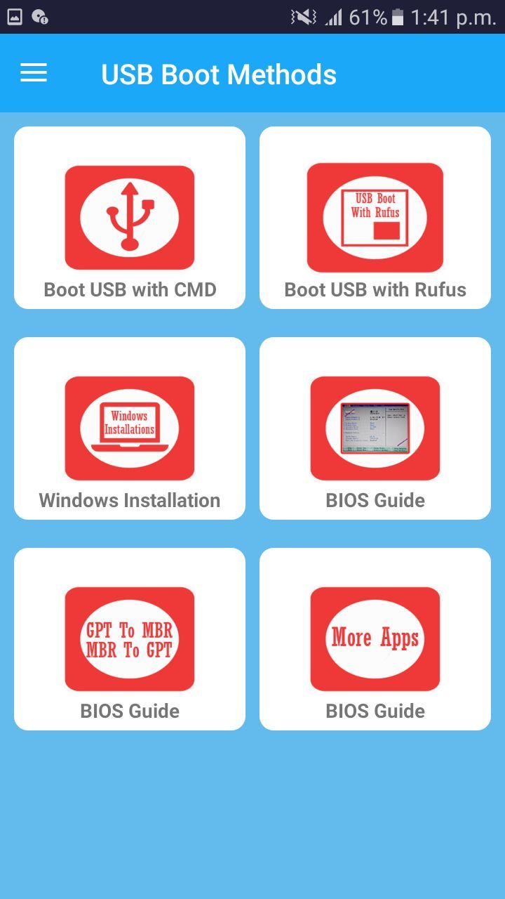 Bootable USB Methods –USB Boot Install All Windows