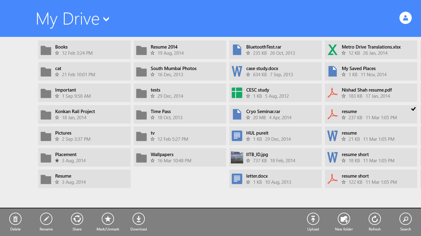Download and edit Google Drive files