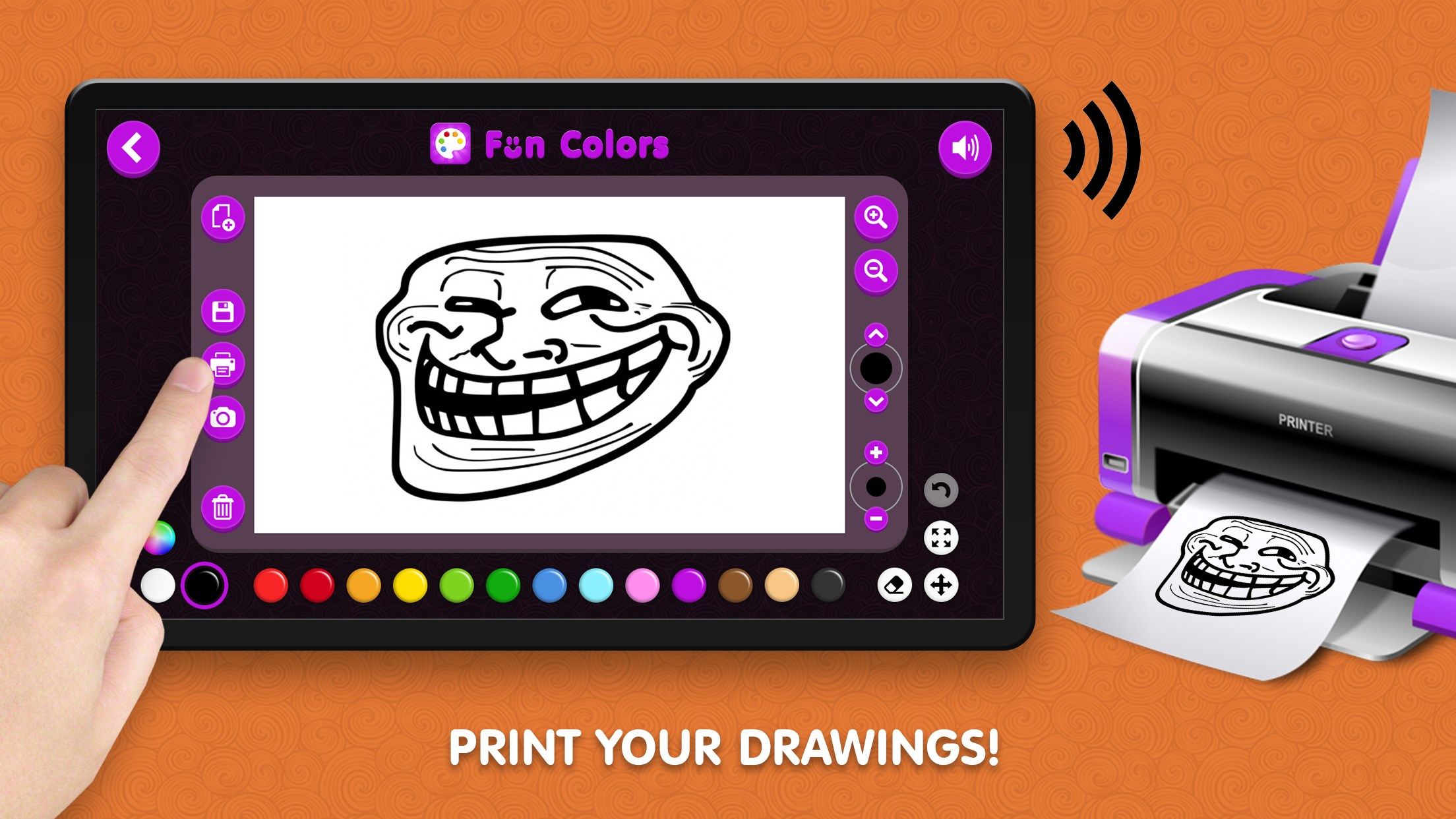 Fun Colors: coloring book & drawing art games