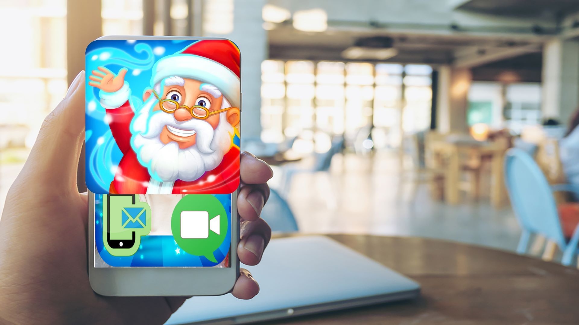 A Video Call From Santa Claus - Free Text Message :fake chat free games