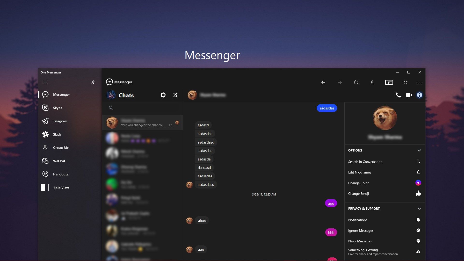 One Messenger - All your messages in one place!