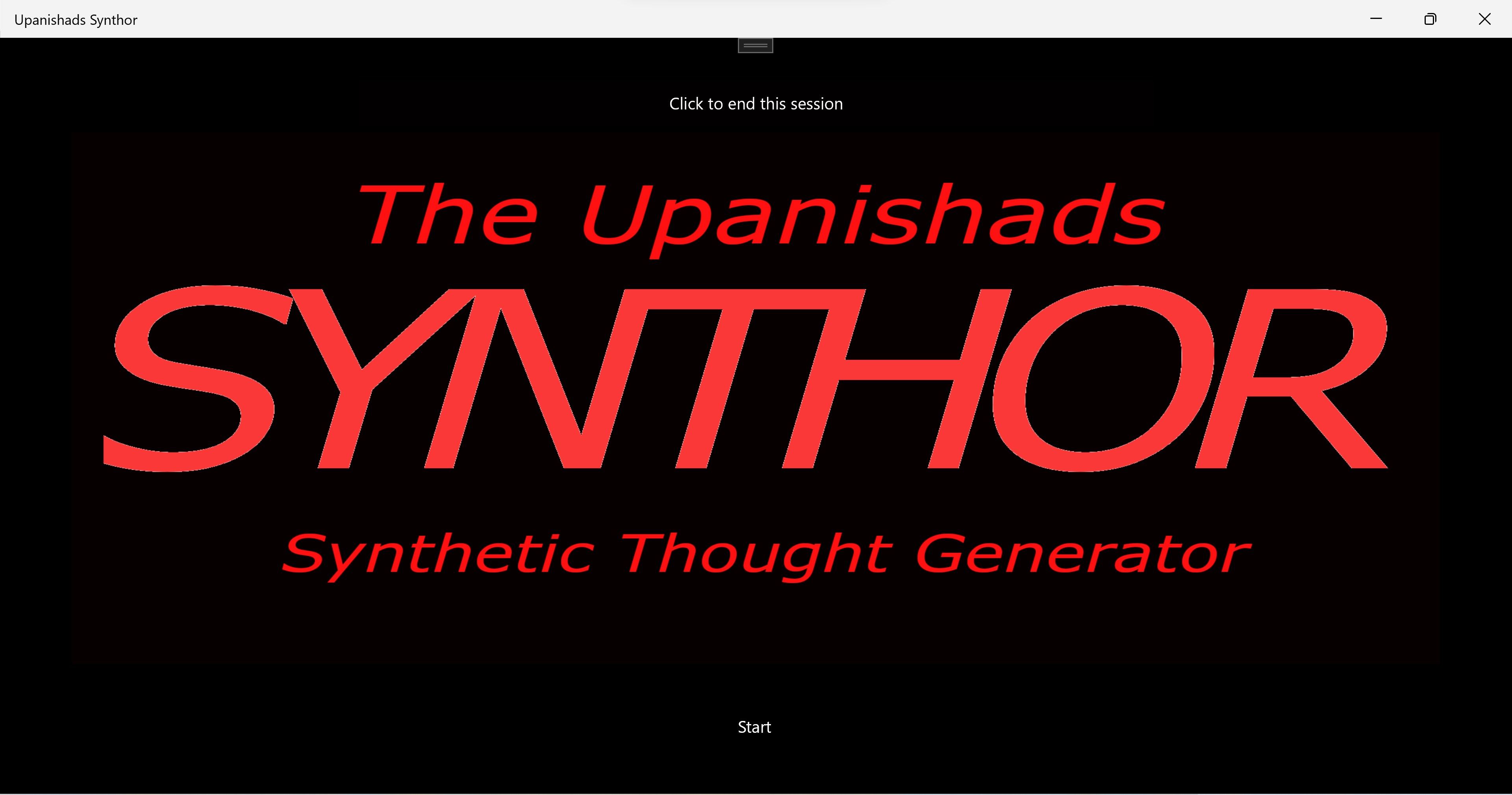 Upanishads Synthor