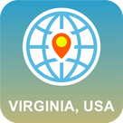 Virginia, USA Map Offline