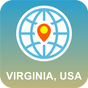 Virginia, USA Map Offline
