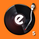 edjing 5: DJ turntable to mix and record music