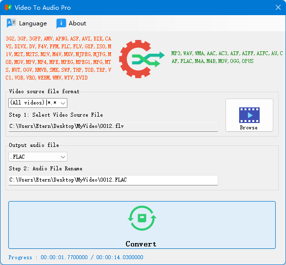 Video To Audio Pro-Convert MP4 to MP3,Movie to Music