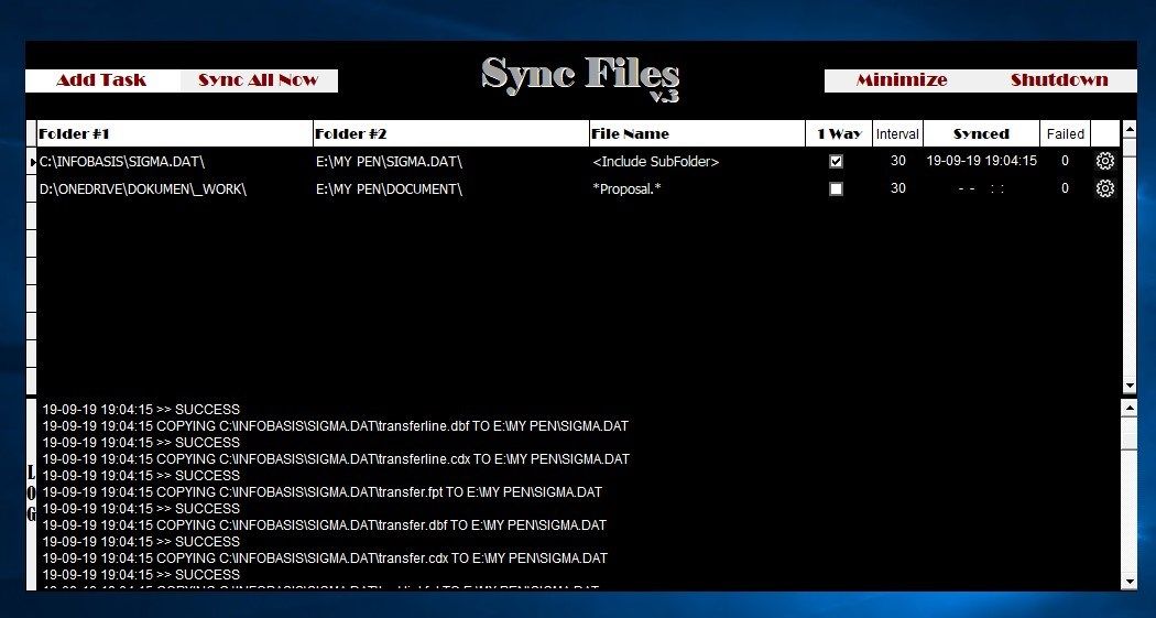 Sync Files