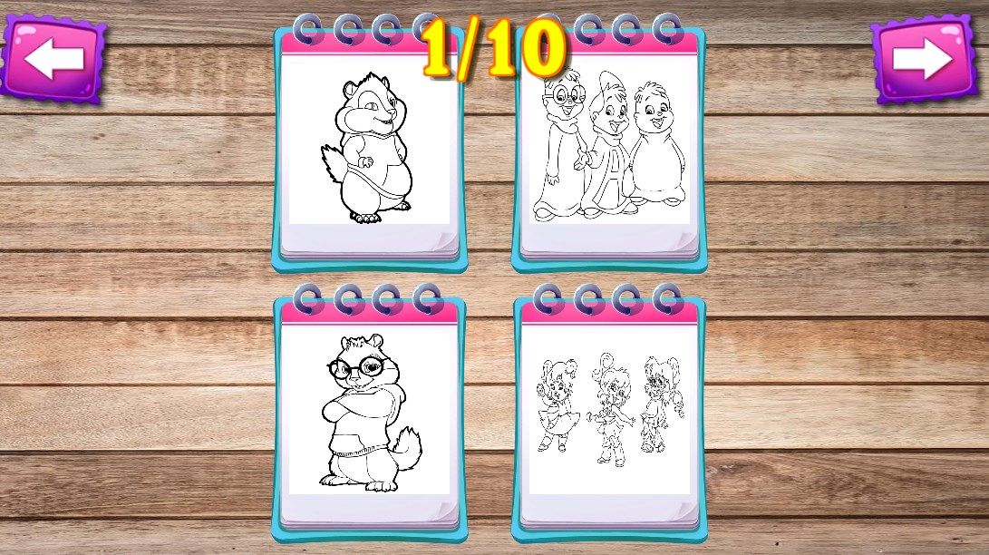 Alvin Chipmunks Coloring Book