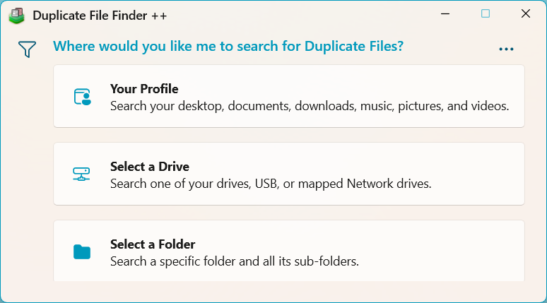 Select a folder or Drive