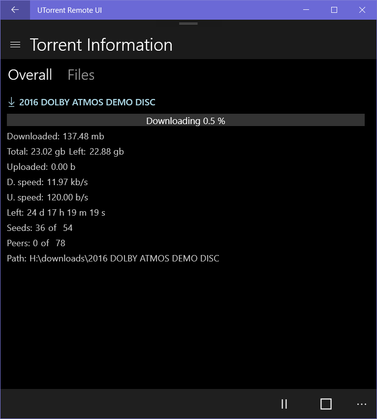 UTorrent Remote UI