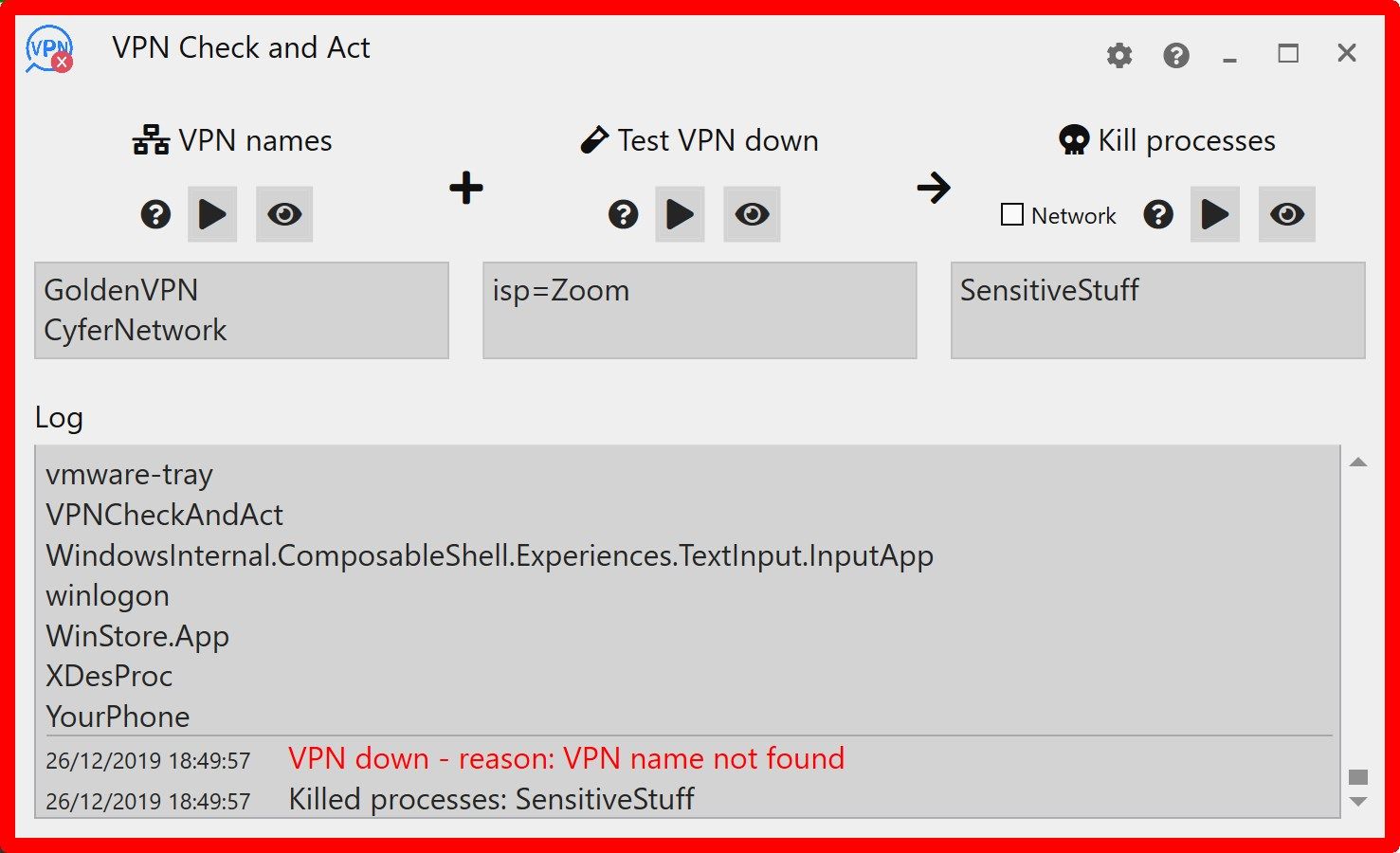VPN Check and Act