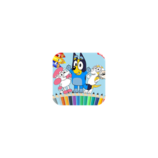 Bluey Coloring Book