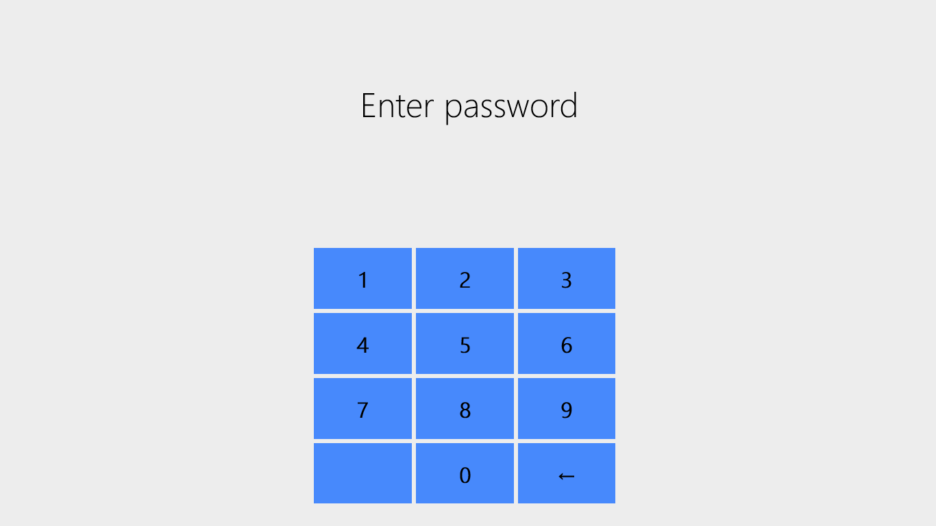 Protect account with a passcode