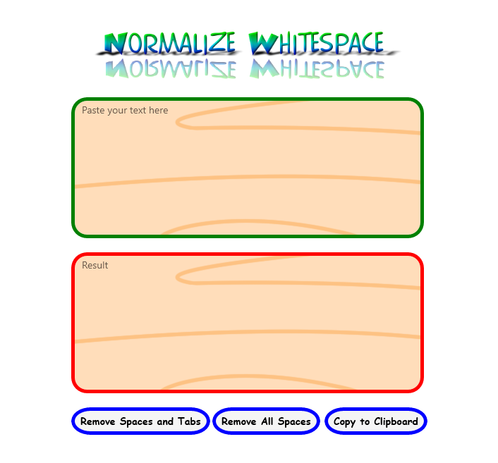 Normalize Whitespace