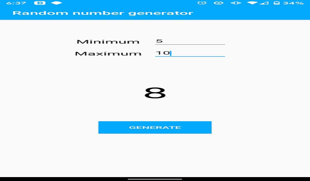 Random number generator