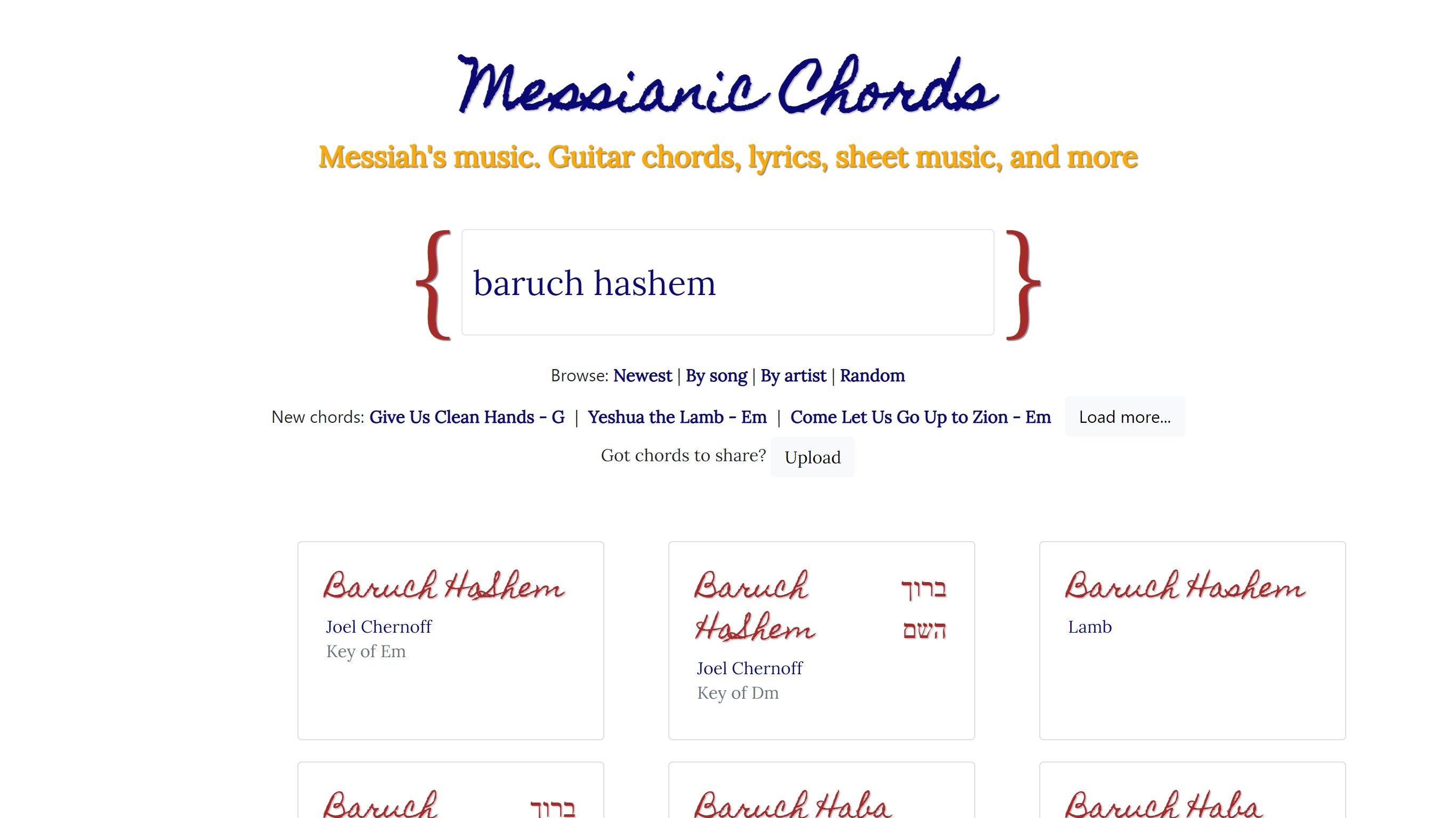 Messianic Chords
