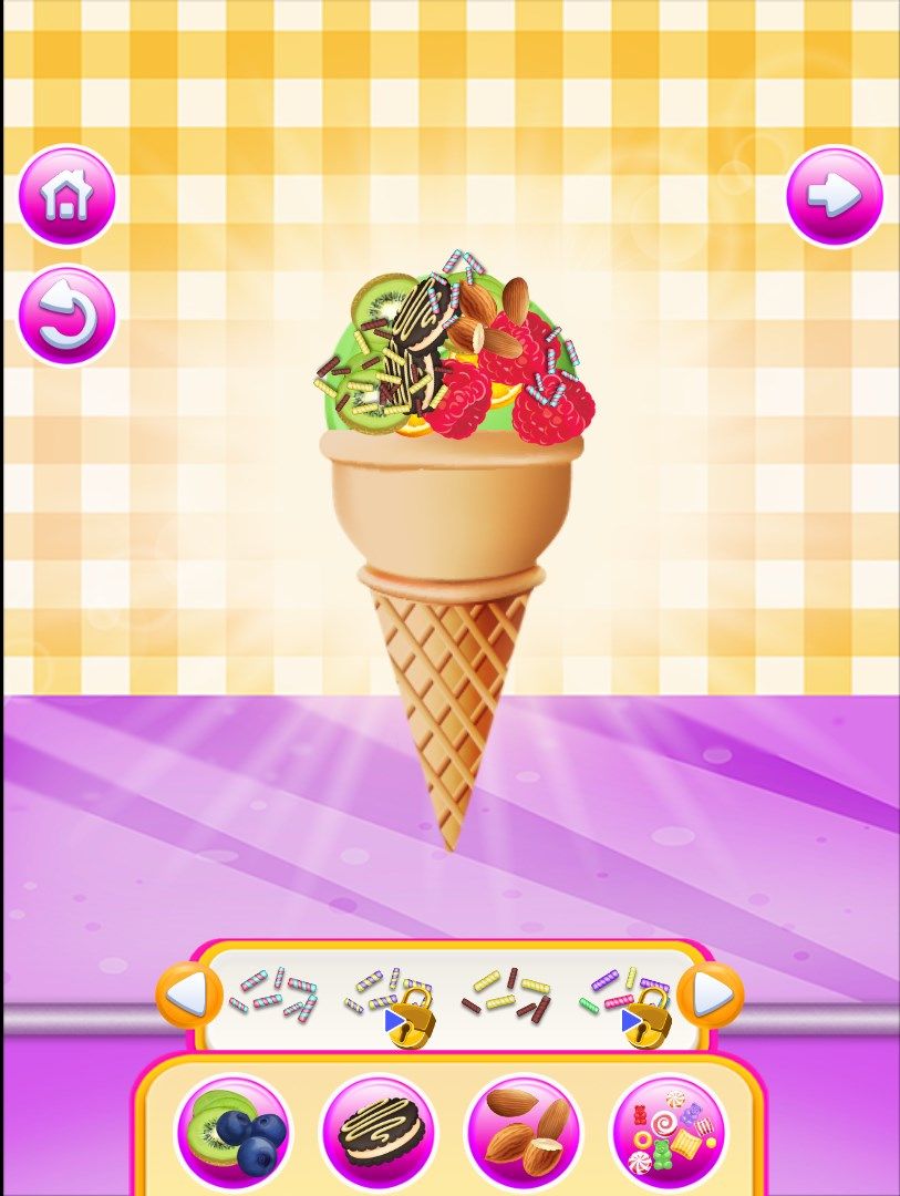 Ice Cream Maker - Frozen Dessert Making Game