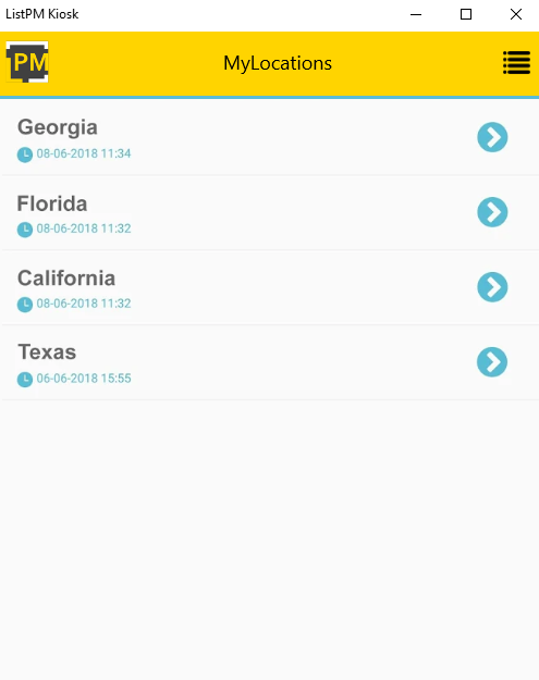Business Location Page