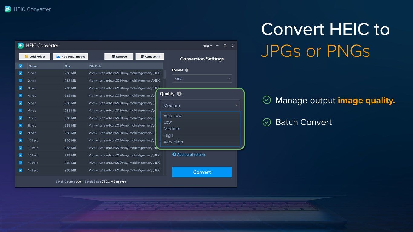 HEIC Converter: HEIC to JPG, HEIC to PNG