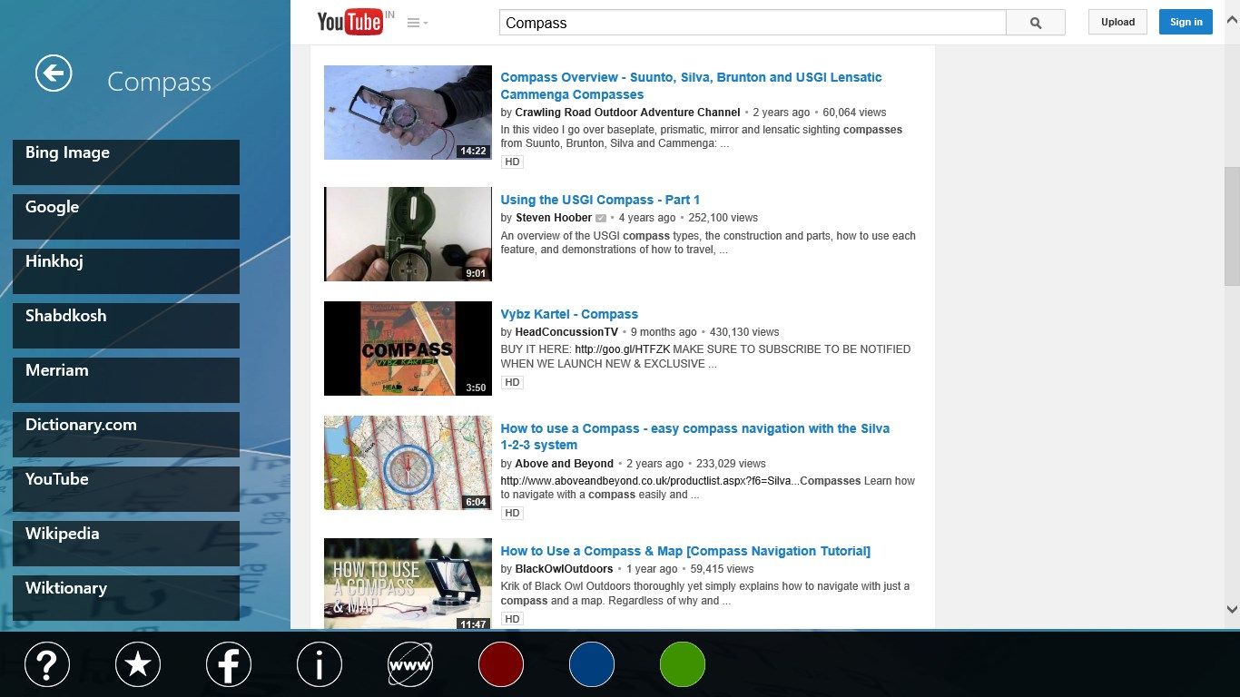 check you tube videos related to your word from app directly