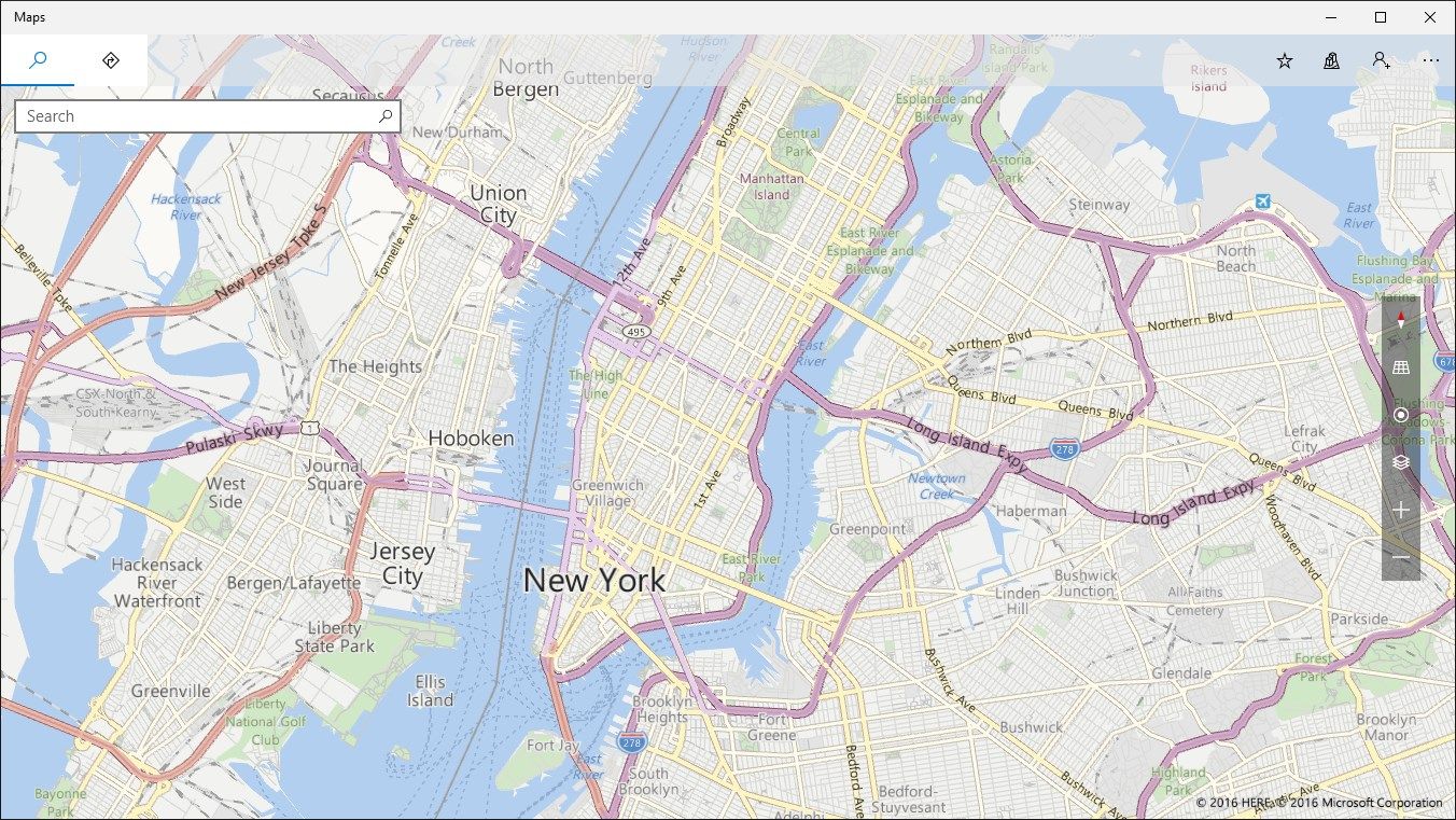 Maps is easy to use on all Windows 10 devices.
