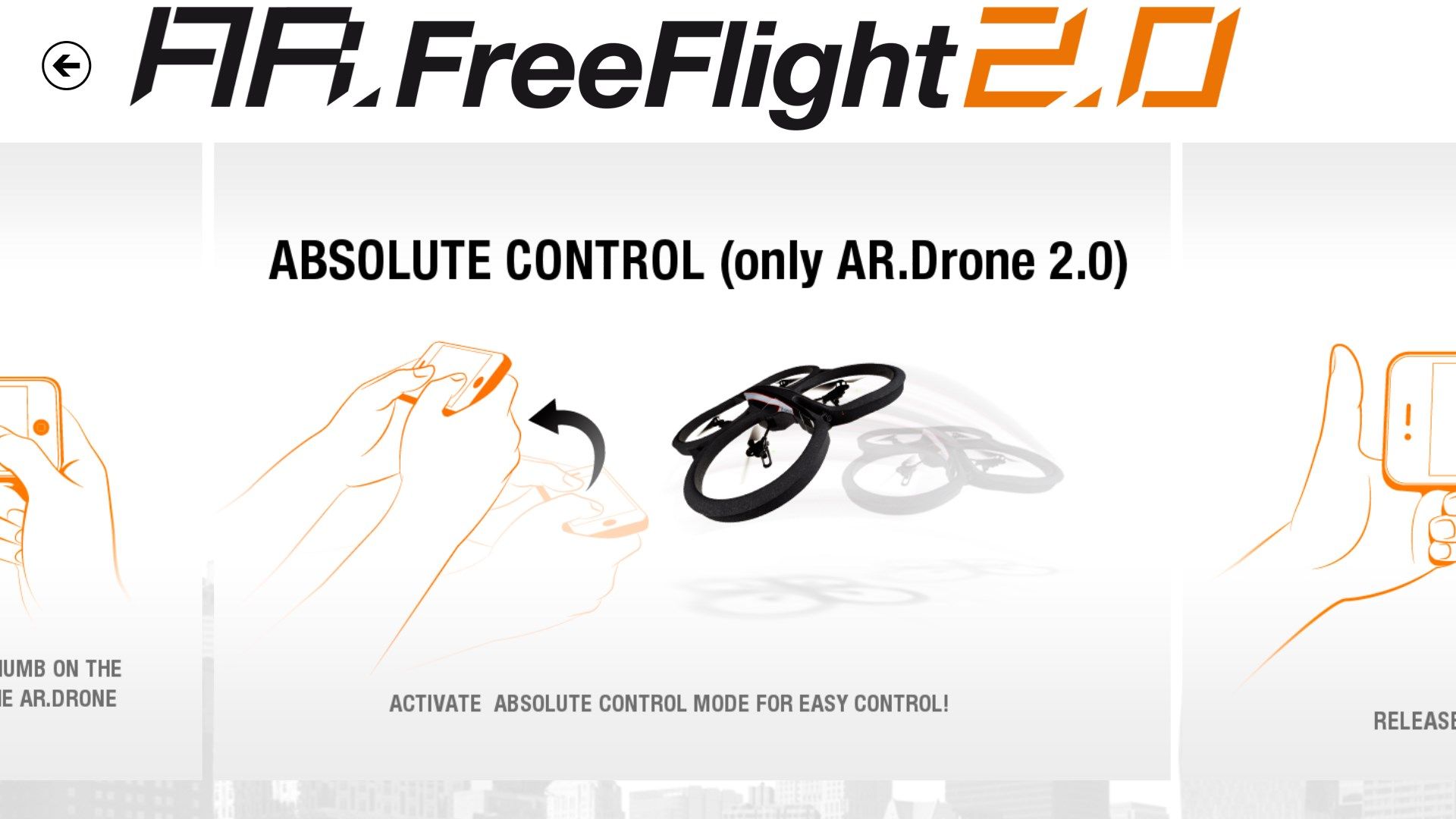 Tips to control the AR.Drone