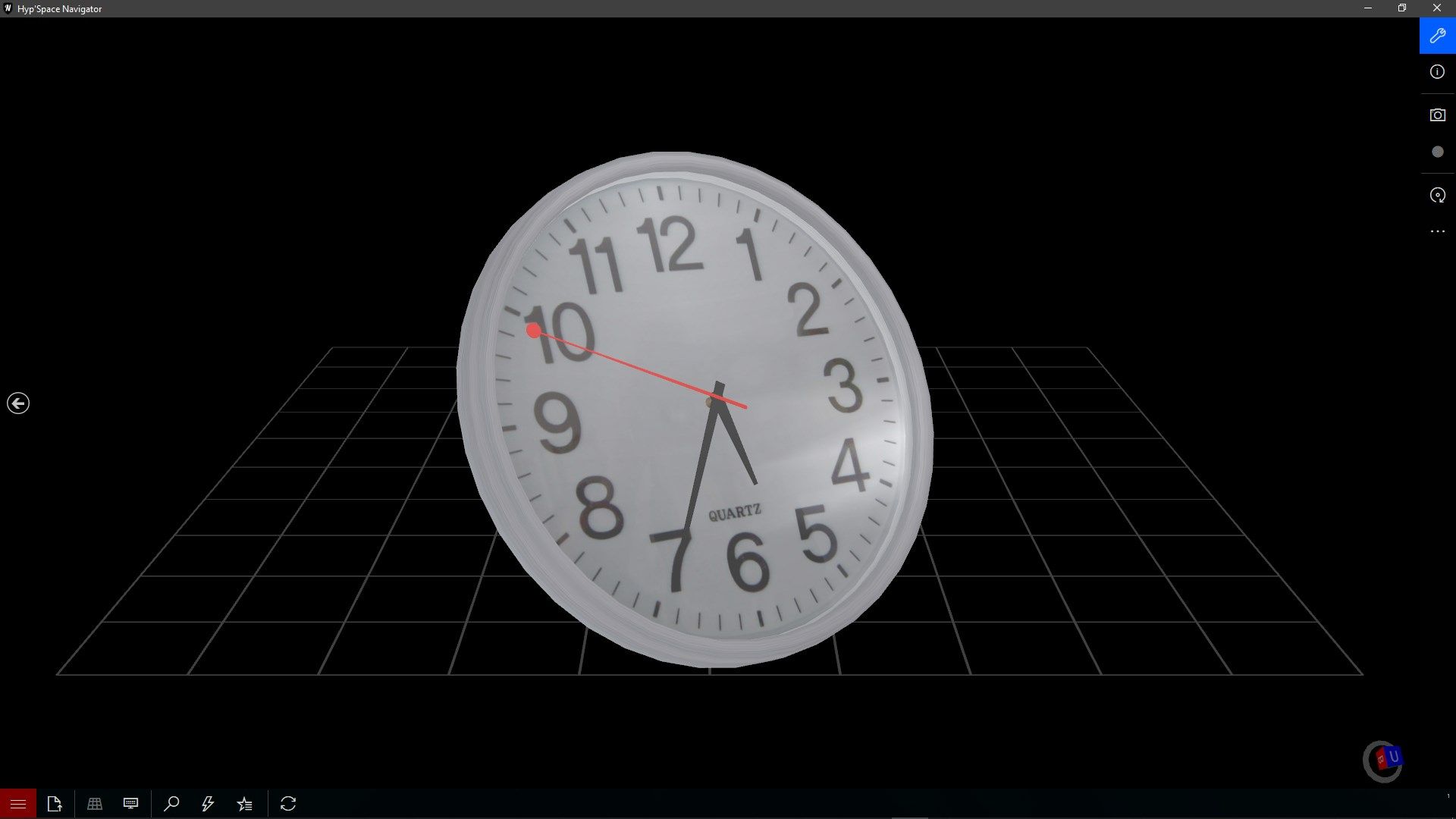 3D clock with real time