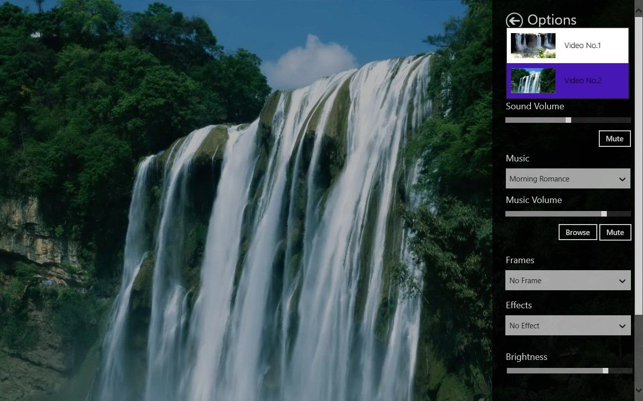 Virtual Waterfall