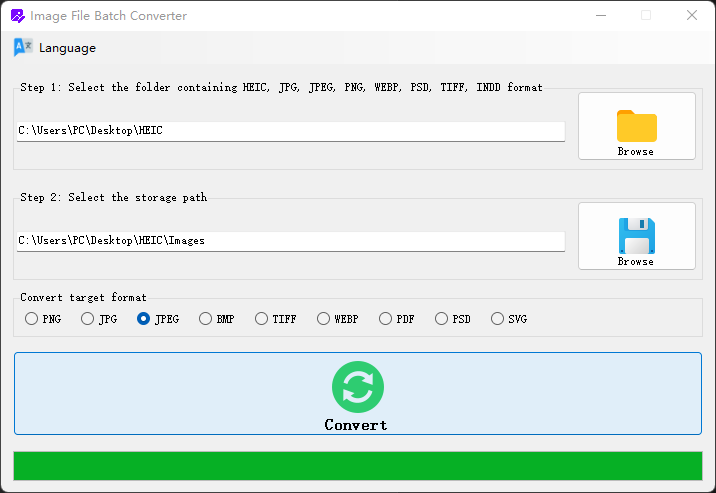 Image File Batch Converter-Image format converter
