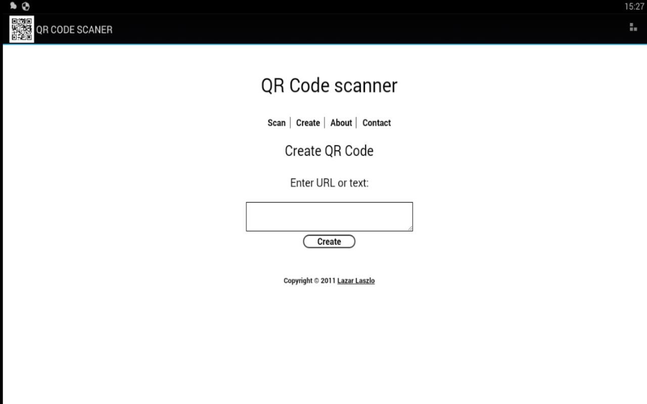 QR code reader without camera