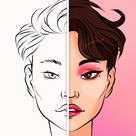 MakeUp Sketchbook — Face Draft & Art