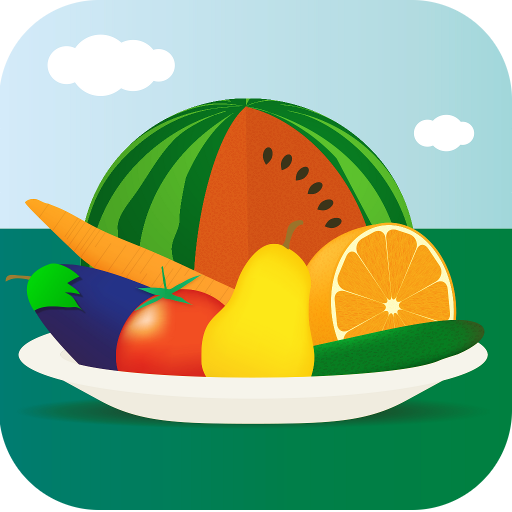 100 Fruits and Vegetables - Ad-free Picture Book