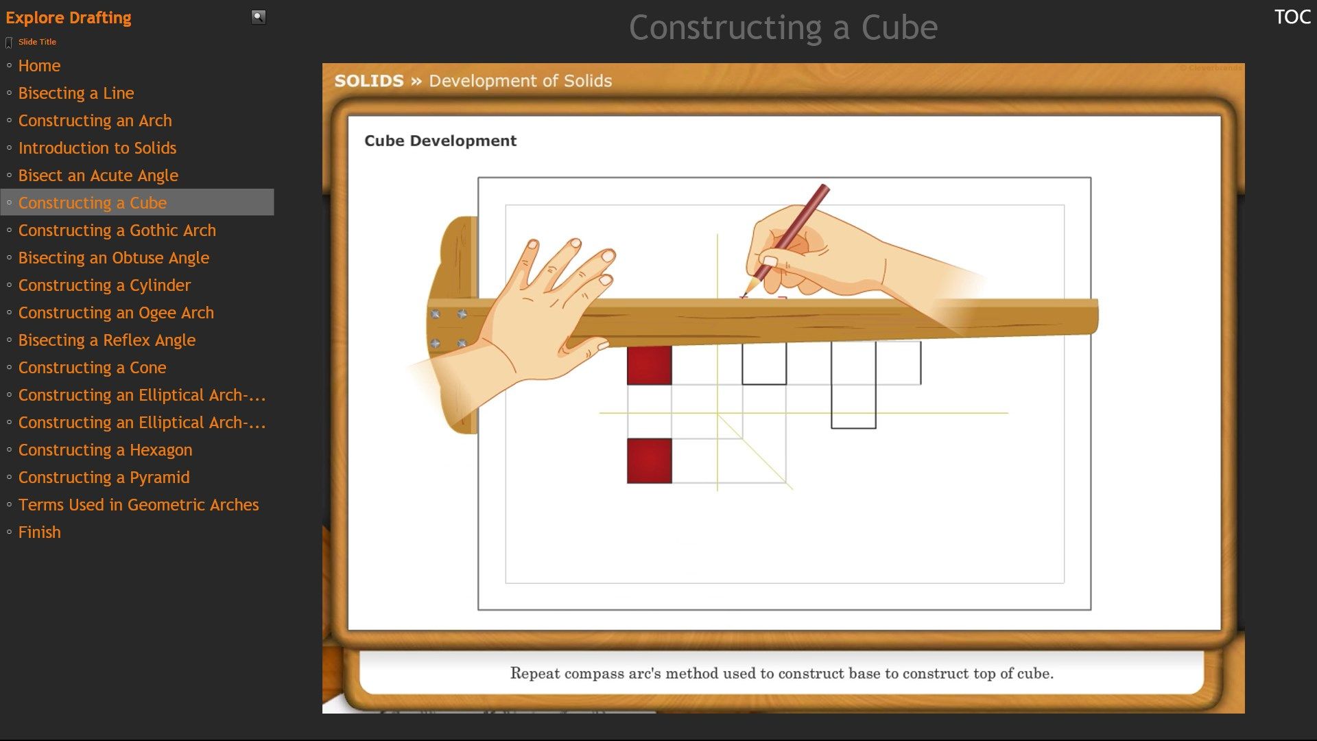 Constructing a cube