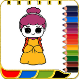 Coloring Book for Chibi Doll